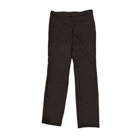 Amanda + Chelsea Gingham Brown Straight Leg Pant - Picture 1 of 7